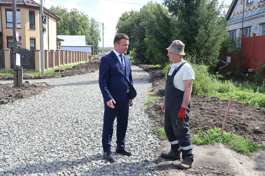 В Цивильске обновляется дорога по ул. Новая