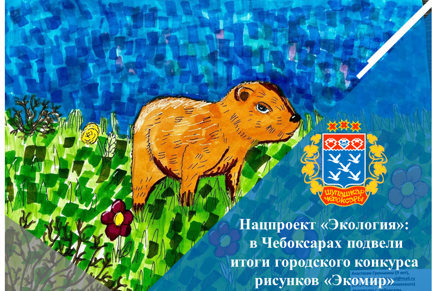 Нацпроект «Экология»: в Чебоксарах подвели итоги городского конкурса рисунков «Экомир»