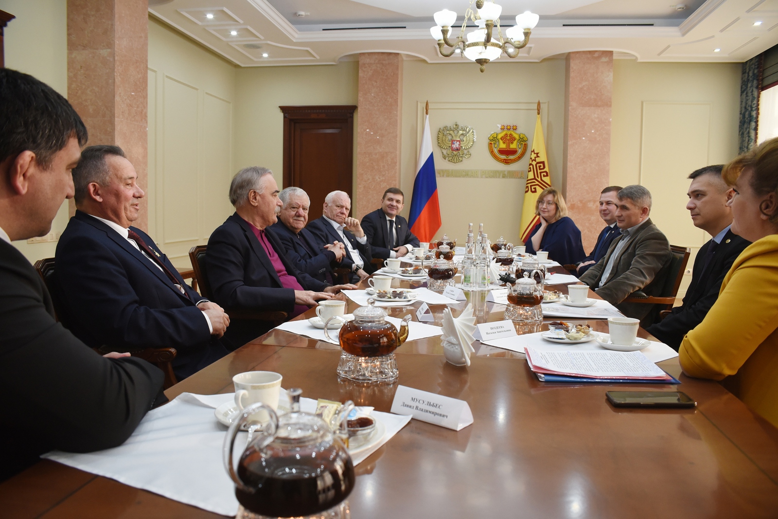 «Спорт вӑл – вӑй-халпа пӗрлӗхӗн никӗсӗ», – тесе палӑртса каланӑ Олег Николаев