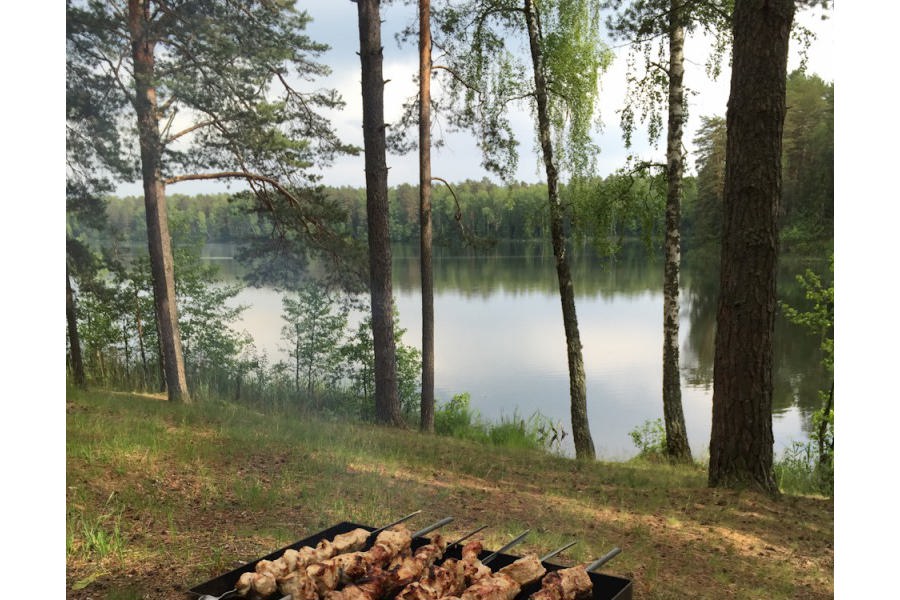 Майские праздники на природе в Заволжье.