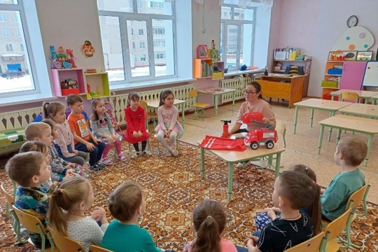 В МБДОУ «Детский сад «Колосок» проведены открытые уроки по основам безопасности жизнедеятельности (ОБЖ)