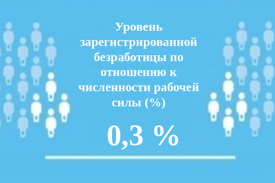 Уровень регистрируемой безработицы в Чувашской Республике составил 0,3 %