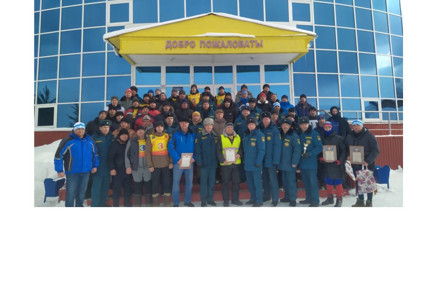 В поселке Атарать проведены лыжные гонки среди подразделений Чувашской республиканской противопожарной службы