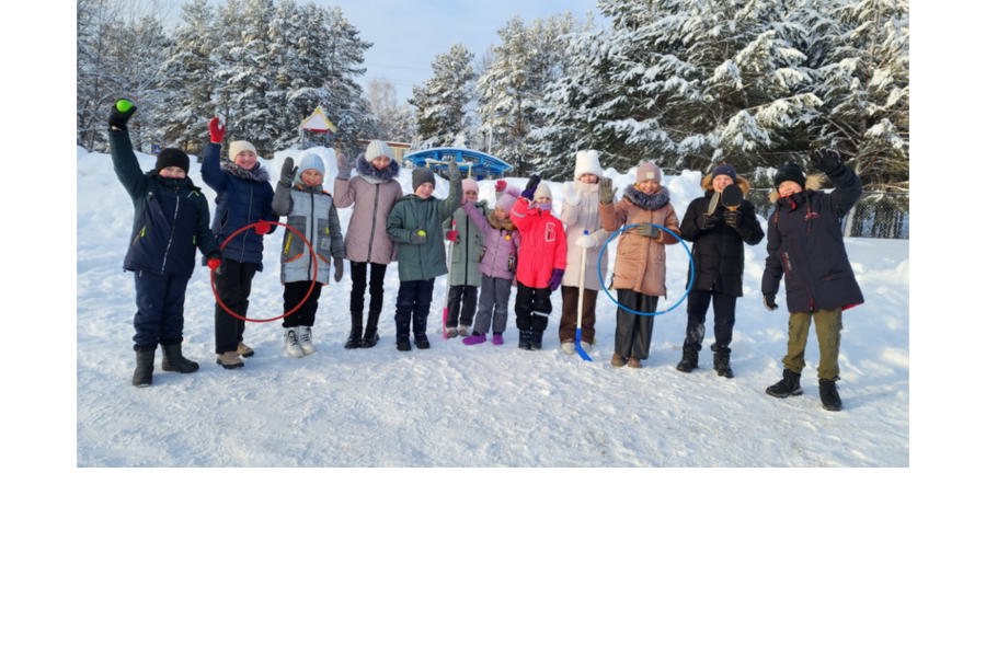 Игровой праздник «Новогодним потехам мороз не помеха» в Малотаябинском СДК