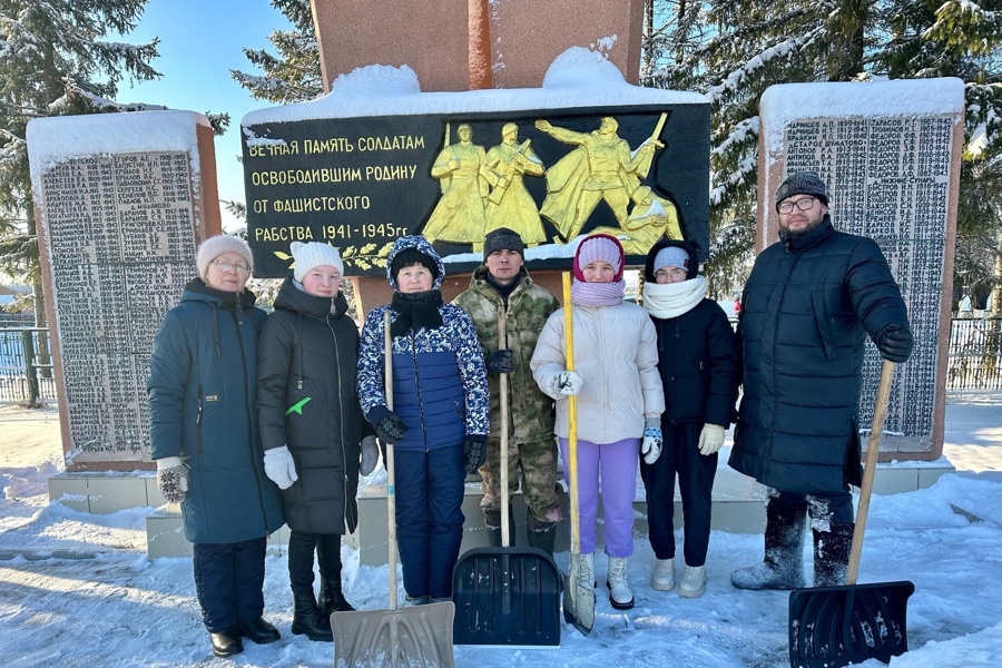 6 января в Ядринском муниципальном округе прошла акция «Снежный десант», ставшая уже традиционной.
