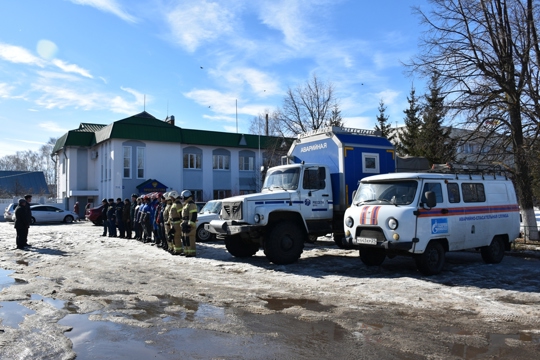 Смотр готовности сил и средств Козловского окружного звена  ТП РСЧС Чувашской Республики