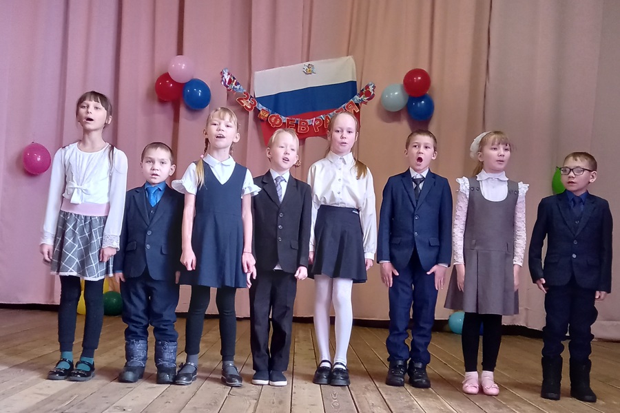 Праздничный концерт, посвященный Дню Защитника Отечества прошел в Берёзовском СДК
