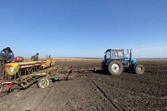 В Батыревском муниципальном округе первыми в республике приступили к яровому севу