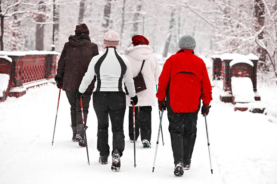 Скандинавская ходьба – спорт для старшего поколения!