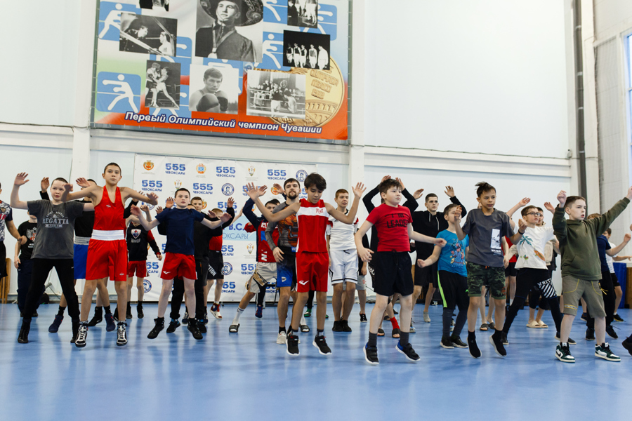 Массовая зарядка прошла в спортивных школах г. Чебоксары в рамках Всероссийской акции «Будь здоров»