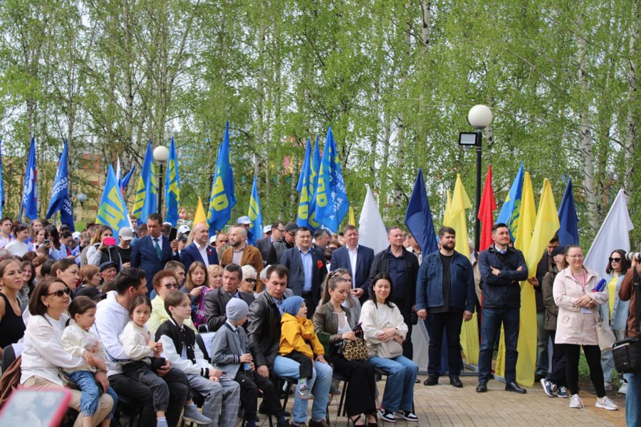 В День Весны и Труда Сергей Павлов принял участие в праздничном мероприятии «Первомай шагает по планете»