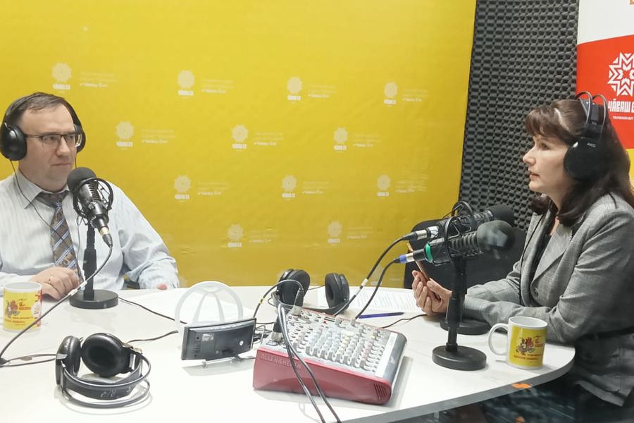 Алевтина Федорова дала интервью Национальному радио Чувашской Республики