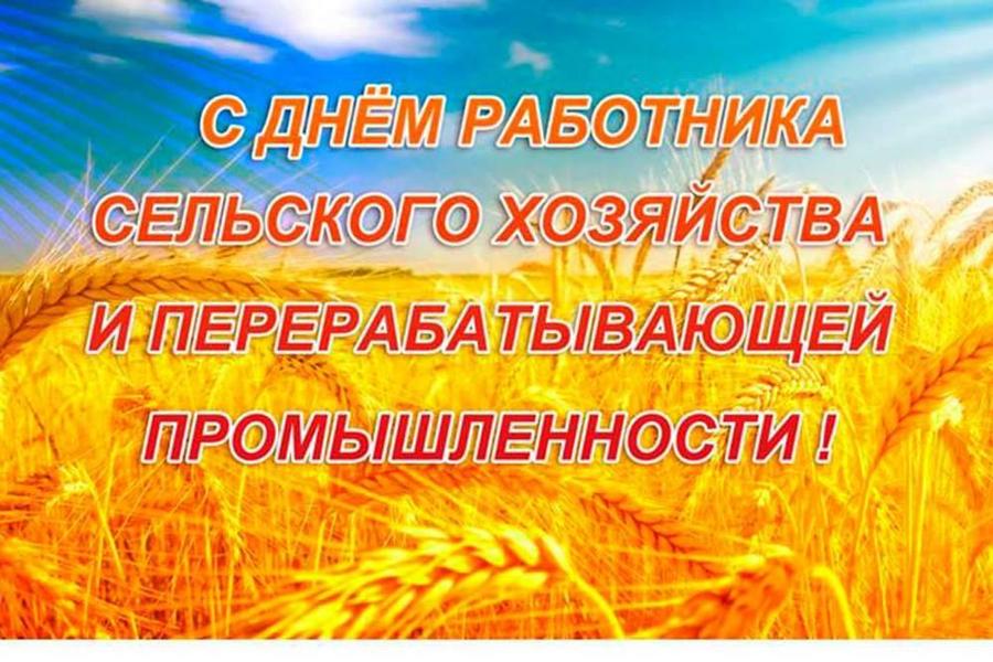 Поздравление главы Моргаушского муниципального округа Алексея Матросова и председателя Собрания депутатов Моргаушского муниципального округа Александра Иванова с Днем работников сельского хозяйства и перерабатывающей промышленности