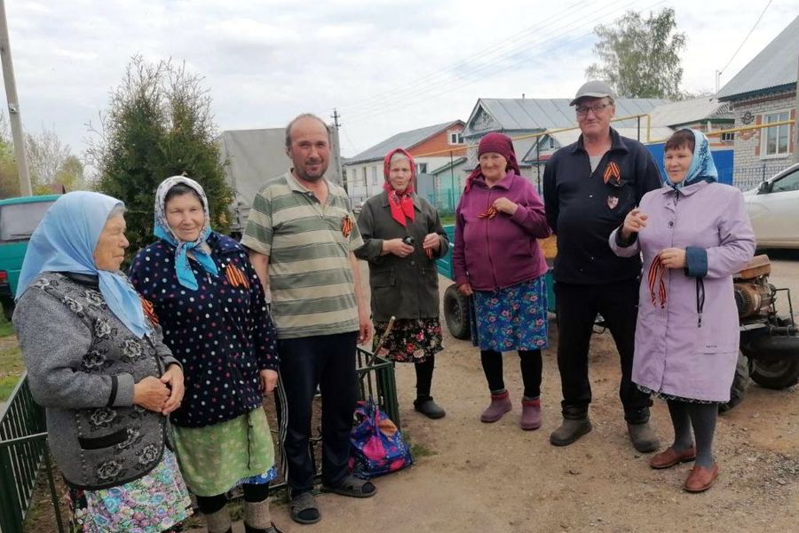 В Моргаушском муниципальном округе продолжается Всероссийская акция «Георгиевская ленточка».