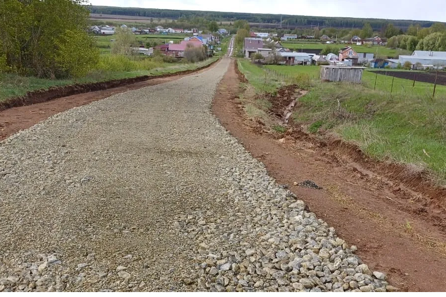 Грунтовую дорогу отремонтировали в Канашском округе по инициативному проекту жителей