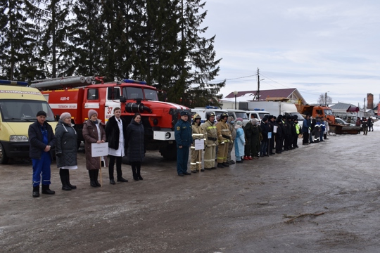 В Моргаушском округе началось командно-штабное учение по вопросам ликвидации последствий природных пожаров и безаварийному пропуску весеннего половодья в 2023 году