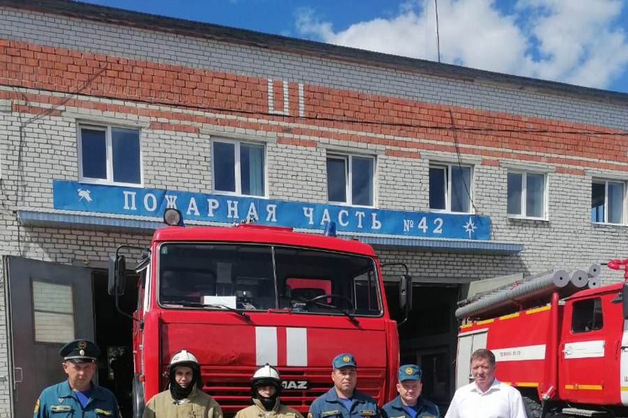 Проведена проверка пожарных частей ГКЧС Чувашии