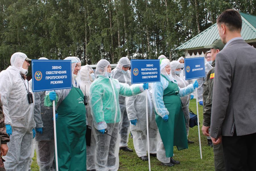 В Канашском муниципальном округе состоялись командно-штабные учения по ликвидации очага оспы овец и коз