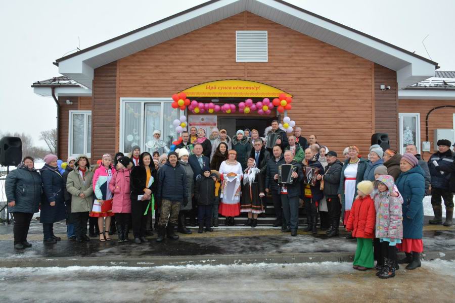 В деревне Ойкас-Кибеки открылся новый сельский Дом культуры