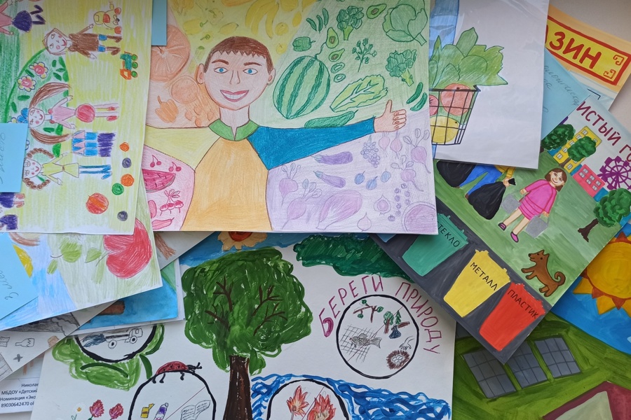 Год экокультуры: в Чебоксарах подвели итоги городского конкурса рисунков «Я – потребитель»