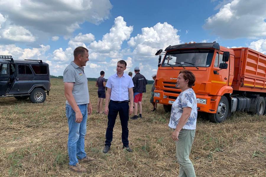 Уборочная кампания в Красноармейском муниципальном округе набирает обороты