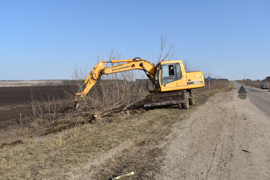 Возобновляются работы на автомобильной дороге «Никольское-Ядрин-Калинино» на участке от с. Малое Чурашево до п. Старое Шуматово