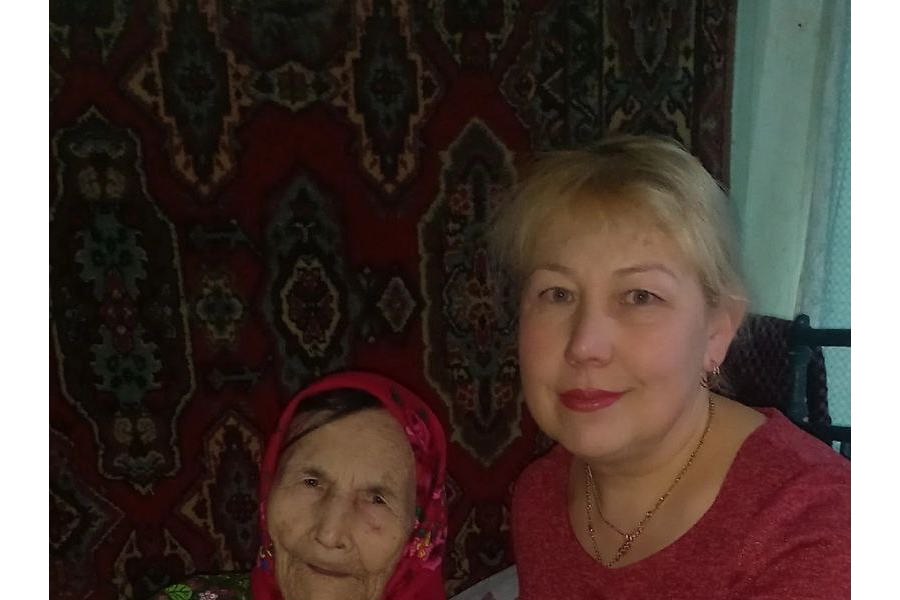 Жительнице села Орауши Гавриловой  Варваре  Порфирьевне исполнилось 102 года!