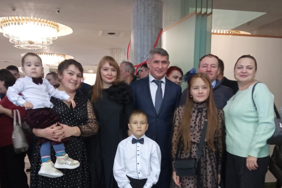 Ядринская семья на подведении итогов республиканского конкурса «Семья года-2023»