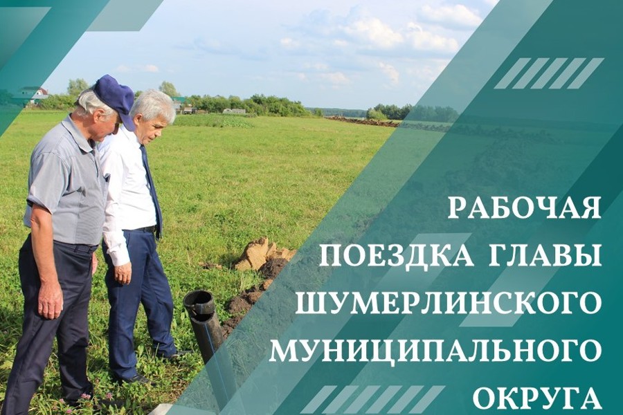 3 июля прошла рабочая поездка Льва Рафинова в сельские поселения Шумерлинского муниципального округа
