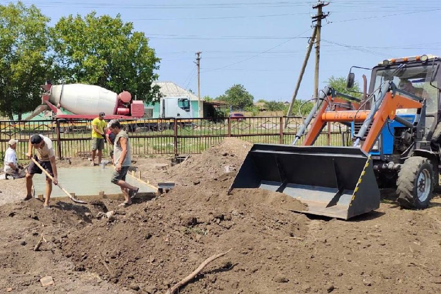 Чувашия приступила к строительству новой котельной в селе Андровка подшефного Бердянского района