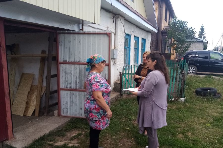 Выезды к семьям военнослужащих, проживающих на территории Чебоксарского муниципального округа