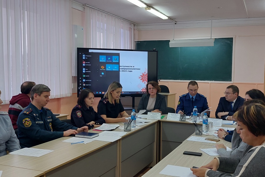 В Ленинском районе состоялось расширенное заседание комиссии по делам несовершеннолетних и защите их прав