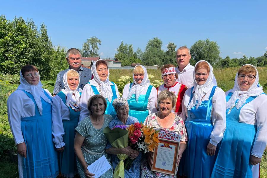 Сегодня жительнице села Малые Кибечи Федотовой Анне Алексеевне исполнилось 100 лет