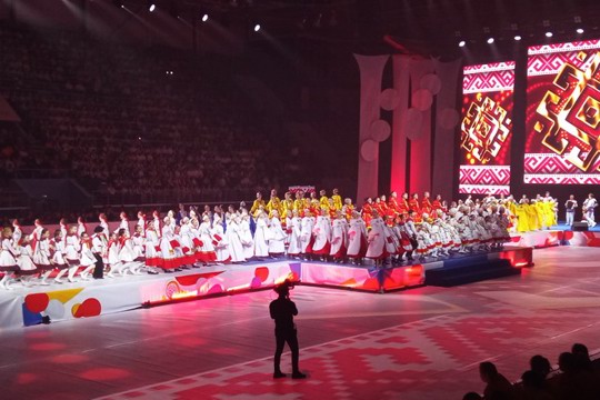 Делегация от города Шумерля приняла участие в открытии Года счастливого детства в Чувашии