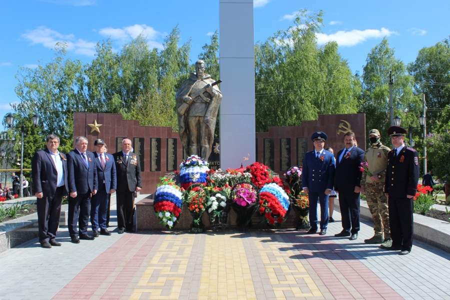 В Порецком округе отметили 78-ую годовщину Победы советского народа в Великой Отечественной войне 1941-1945 годов