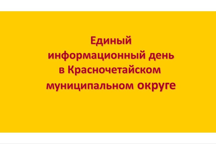 Единый информационный день в Пандиковском территориальном отделе