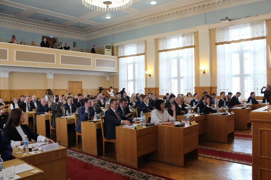 Председатель Контрольно-счетной палаты Чувашской Республики выступил на заседании Чебоксарского городского Собрания депутатов