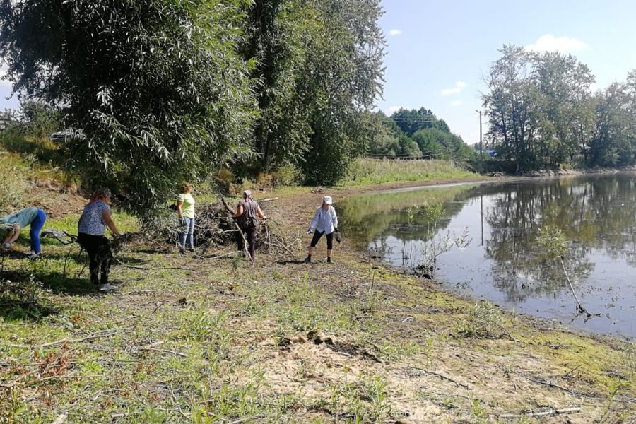 Шемуршинский муниципальный округ продолжает принимать участие во Всероссийской акции «Вода России»