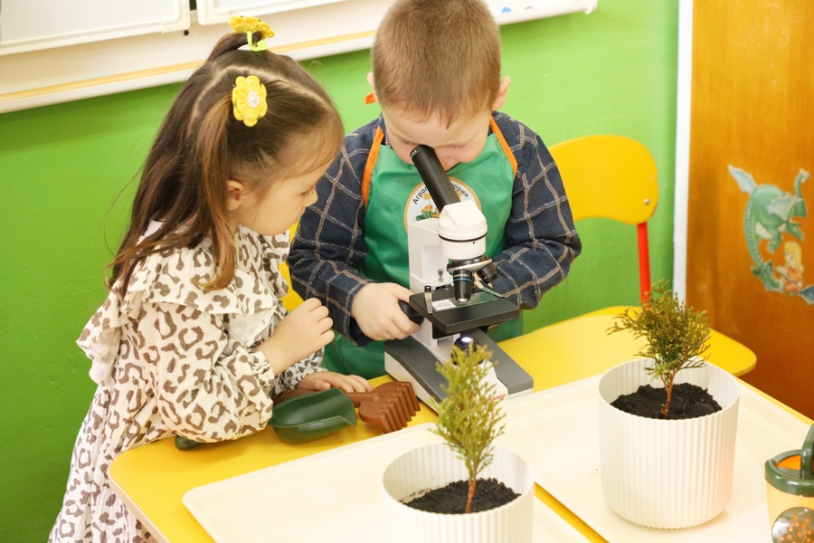 Новую агролабораторию открыли в дошкольной группе Кошки-Куликеевской школы