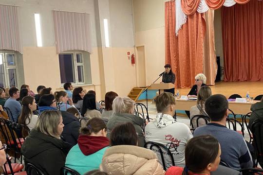 Уполномоченный принял участие в родительском собрании СОШ № 9 города Чебоксары