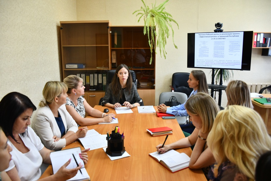 Рабочее совещание с экспертами республиканского центра компетенций «Эффективный регион» Чувашской Республики