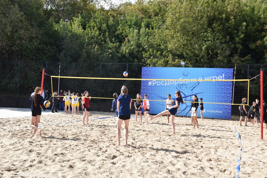 В Чувашии появилась спортивная площадка для пляжного волейбола