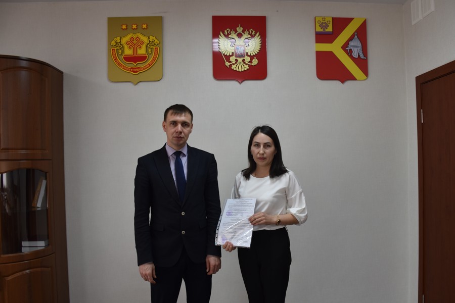 Состоялось вручение сертификата в рамках государственной программы РФ «Комплексное развитие сельских территорий»