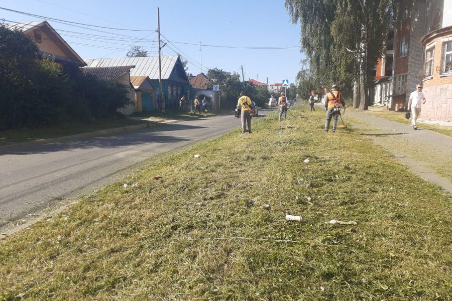 В Чебоксарах продолжается покос территорий