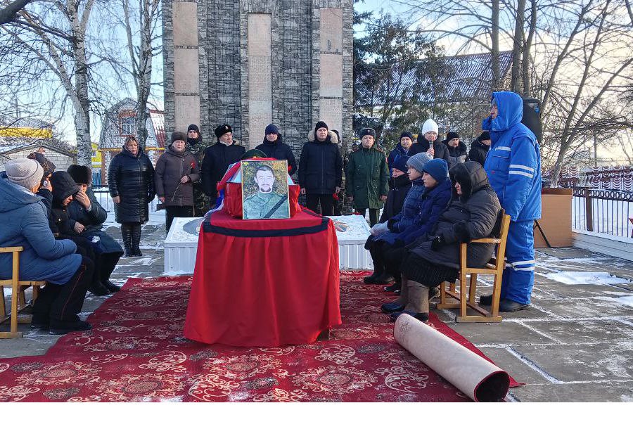 Церемония прощания с участником СВО Угасиным А.Н.