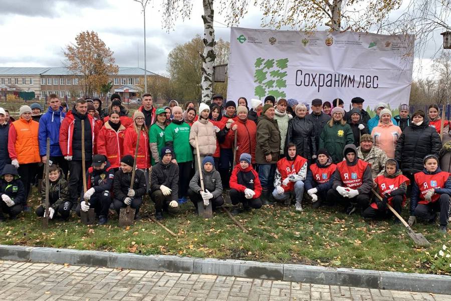 Батыревский округ присоединился к Всероссийской акции «Сохраним лес»