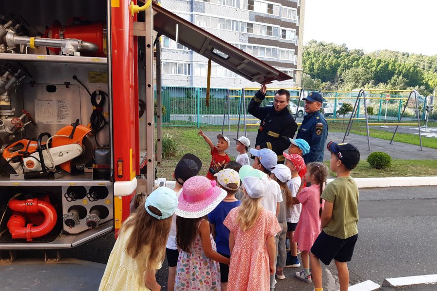 «Безопасность детства»: дошкольникам г. Чебоксары рассказали о правилах пожарной безопасности