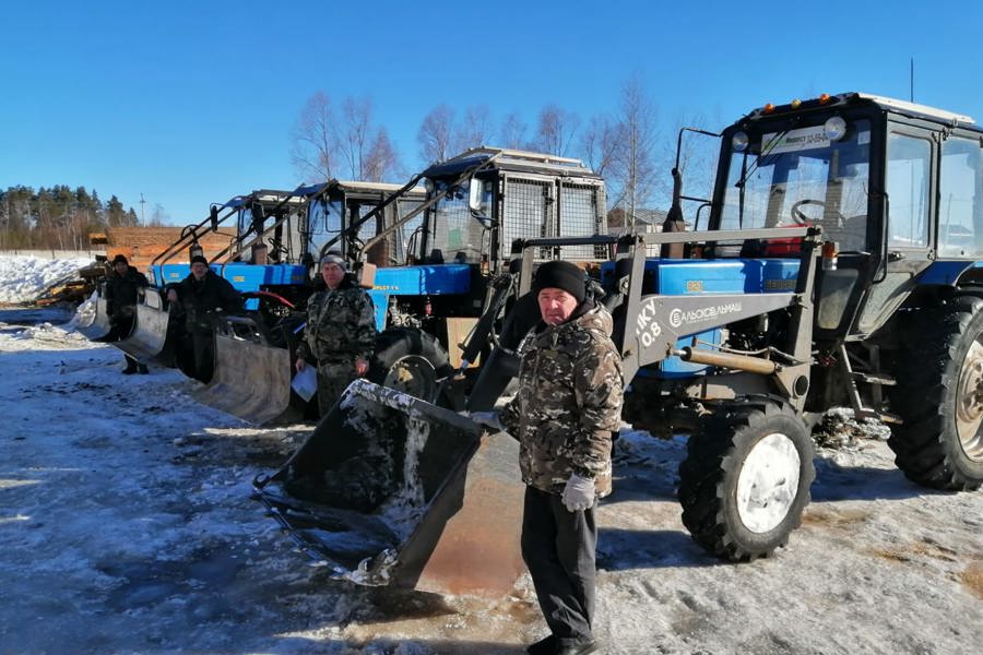 Подготовка к пожароопасному сезону в Ибресинском лесничестве (06.02.2023)