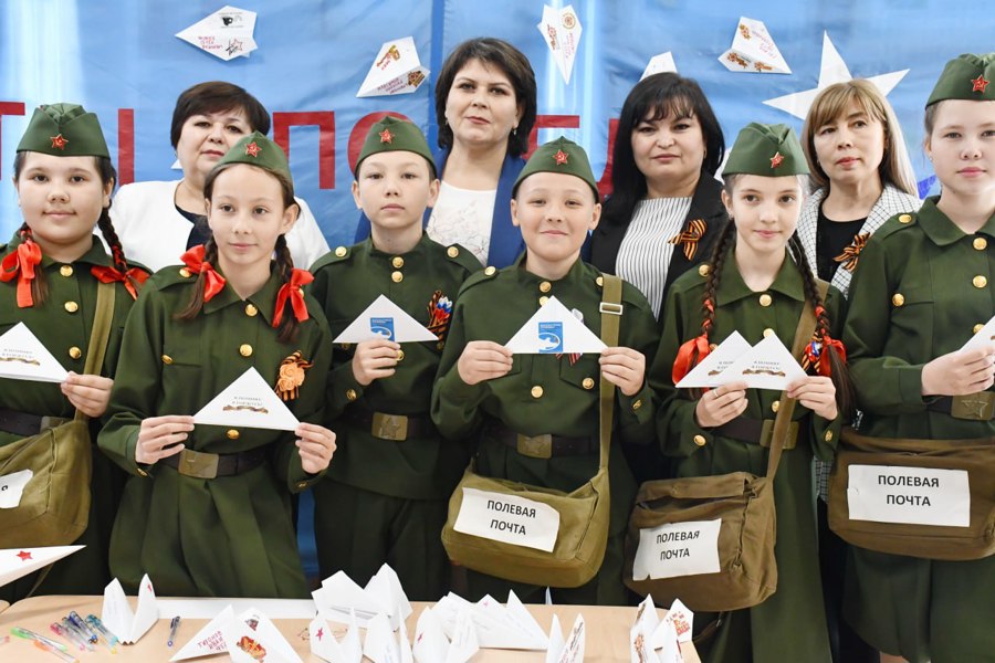 Патриотические акции в честь 79-й годовщины Великой Победы в Батыревском муниципальном округе