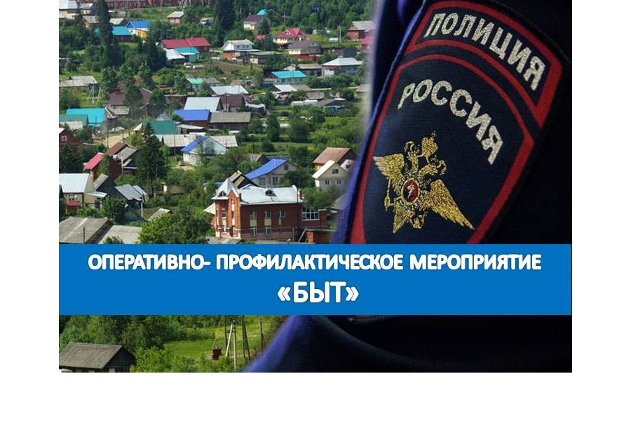 С 3 по 10 июля 2023 года проводится оперативно-профилактическое мероприятие «Быт»